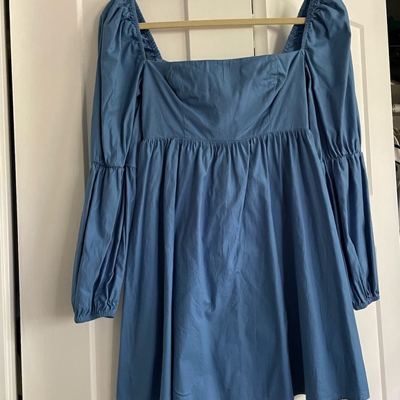 Reformation Michaela Dress in Azure - Picture 6 of 7